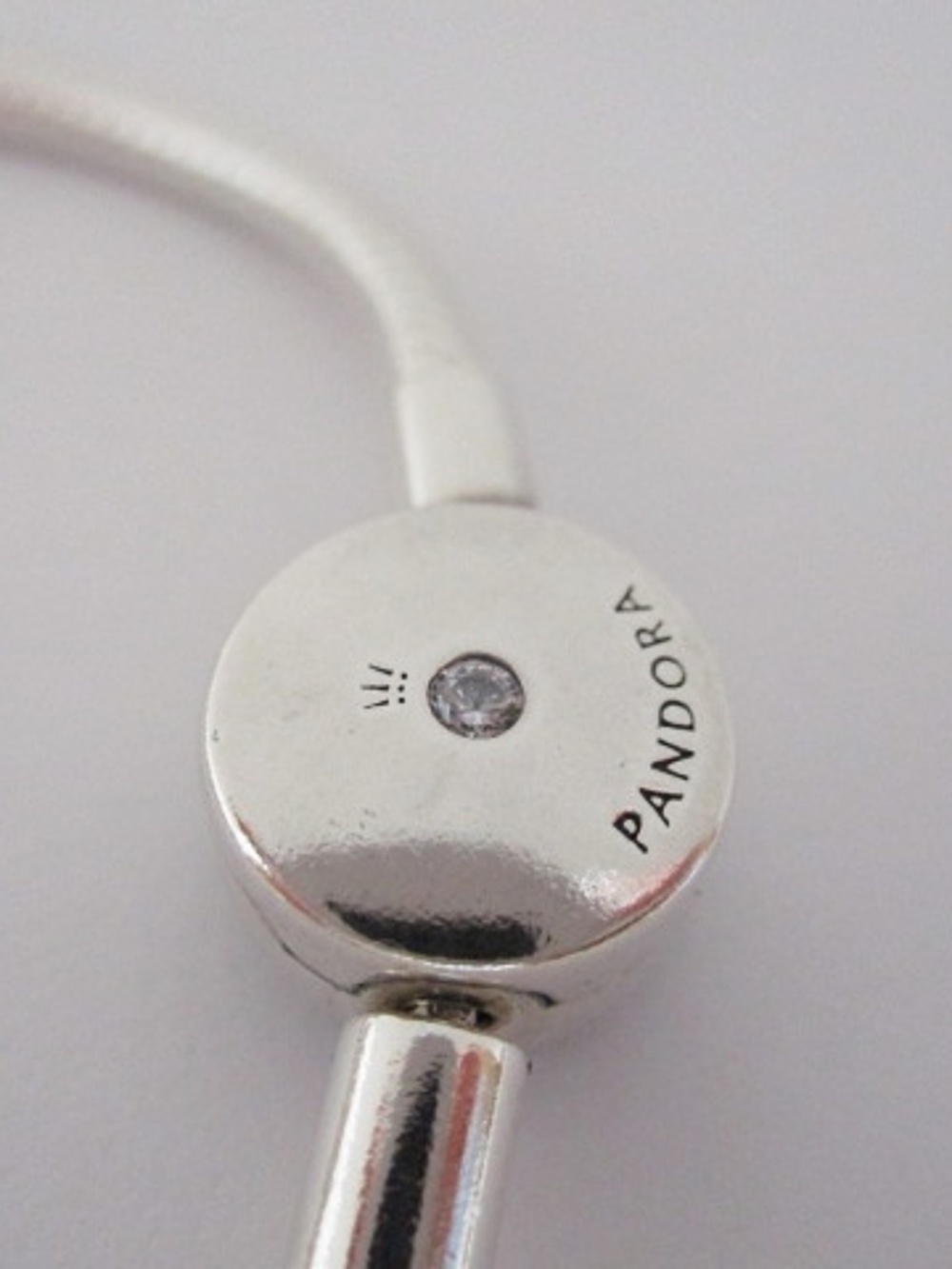 PANDORA - Moments Halo Snake Chain Bracelet - Picture 4 of 7